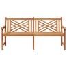 Banc de jardin Marron 228 x 60 x 90 cm Bois de teck solide 