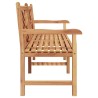 Banc de jardin Marron 228 x 60 x 90 cm Bois de teck solide 