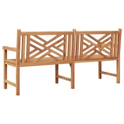 Banc de jardin Marron 228 x 60 x 90 cm Bois de teck solide 
