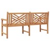 Banc de jardin Marron 228 x 60 x 90 cm Bois de teck solide 