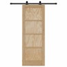 Porte Coulissante avec Quincaillerie 'ORKDAL'Bois Massif en Pin 