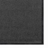 Tapis d'entrée rectangulaire anthracite 90x150 cm 