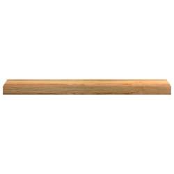 Appuis de fenêtre 2 pcs marron clair bois de chêne massif 
