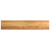 Appuis de fenêtre 2 pcs marron clair bois de chêne massif 