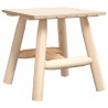 Table d'appoint 49x49x50 cm bois massif d'épicéa  