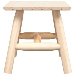 Table d'appoint 49x49x50 cm bois massif d'épicéa  