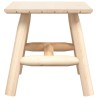 Table d'appoint 49x49x50 cm bois massif d'épicéa  