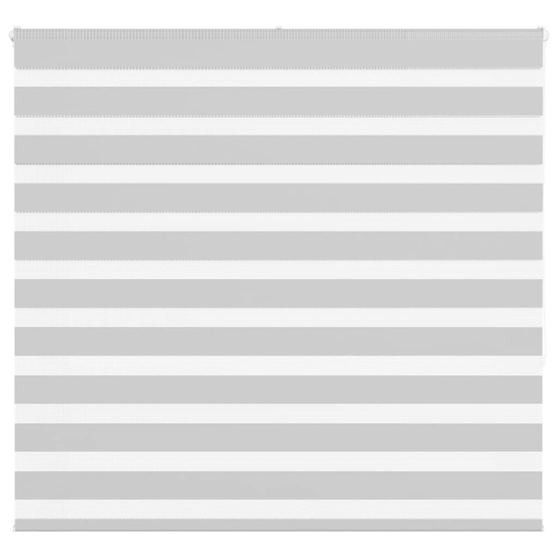 Store zèbre gris clair largeur du tissu 160,9 cm polyester 
