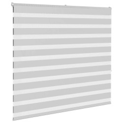Store zèbre gris clair largeur du tissu 160,9 cm polyester 