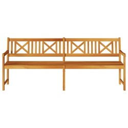 Banc de jardin 220x56x90 cm en bois massif d'acacia 