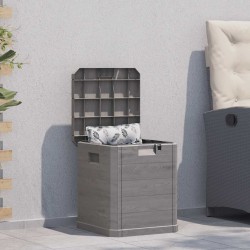 Boîte de rangement de jardin 90 L Marron 