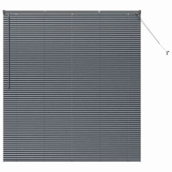 Store de Fenêtre Gris foncé 80 x 130 cm Aluminium 
