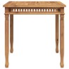 Table à dîner de jardin 80x80x80 cm Bois de teck solide 