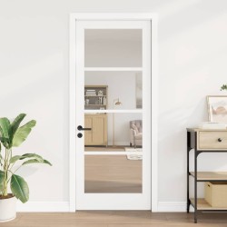 Porte intérieure avec verre 'ORKDAL'Blanche 83x211x4 cm 