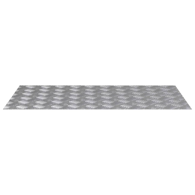 Plaques en alu rayées, 4 pcs, antidérapantes, 90x50 cm 