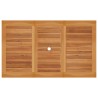Table de jardin 150x90x75 cm Bois de teck massif 