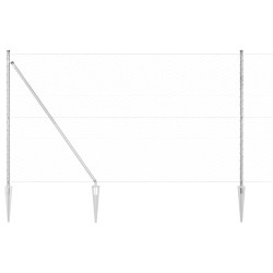 Clôture Hexagonale 1,6x25 m Acier Galvanisé 