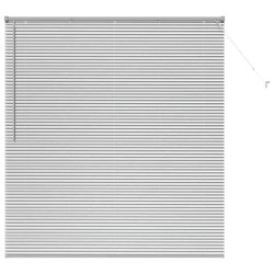 Store de Fenêtre avec des rideaux Autre Argenté 80 x 130 cm Aluminium 