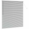 Store de Fenêtre avec des rideaux Autre Argenté 80 x 130 cm Aluminium 