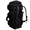 Sac de sport en style militaire 3-en-1 45 L Noir 