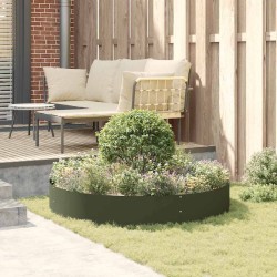 Pot Vert Olive Vert olive Métal Grand Durable Cylindrique 