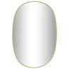 Miroir mural Doré 50x35 cm 