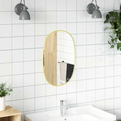 Miroir mural Doré 50x35 cm 