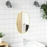Miroir mural Doré 50x35 cm 