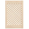 Portes d'armoires en treillis 2 pcs 39,5x61,5 cm pin massif 