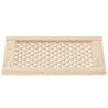 Portes d'armoires en treillis 2 pcs 39,5x61,5 cm pin massif 