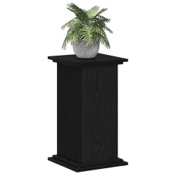 Support de Plantes Chêne Noir 33 x 33 x 60 cm en Bois d'ingénierie 