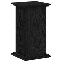 Support de Plantes Chêne Noir 33 x 33 x 60 cm en Bois d'ingénierie 