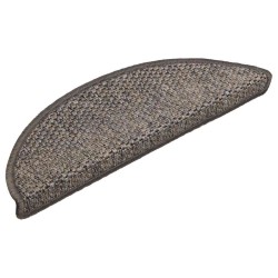 Tapis d'escalier autocollants 30 pcs 56x17x3 cm marron beige 