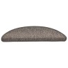 Tapis d'escalier autocollants 30 pcs 56x17x3 cm marron beige 