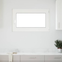 Fenêtre de sous-sol« RISOR » 100 x 70 cm oscillo-battante DIN droite blanche 
