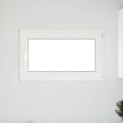 Fenêtre de sous-sol« RISOR » 100 x 70 cm oscillo-battante DIN droite blanche 