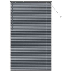 Store de Fenêtre Gris foncé 80 x 130 cm Aluminium 