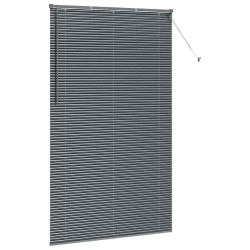 Store de Fenêtre Gris foncé 80 x 130 cm Aluminium 