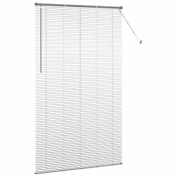 Store de Fenêtre Gris foncé 80 x 130 cm Aluminium 