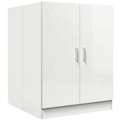 Meuble pour machine à laver Blanc brillant 71x71,5x91,5 cm 