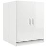 Meuble pour machine à laver Blanc brillant 71x71,5x91,5 cm 