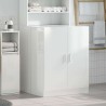 Meuble pour machine à laver Blanc brillant 71x71,5x91,5 cm 