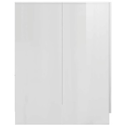 Meuble pour machine à laver Blanc brillant 71x71,5x91,5 cm 