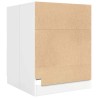 Meuble pour machine à laver Blanc brillant 71x71,5x91,5 cm 