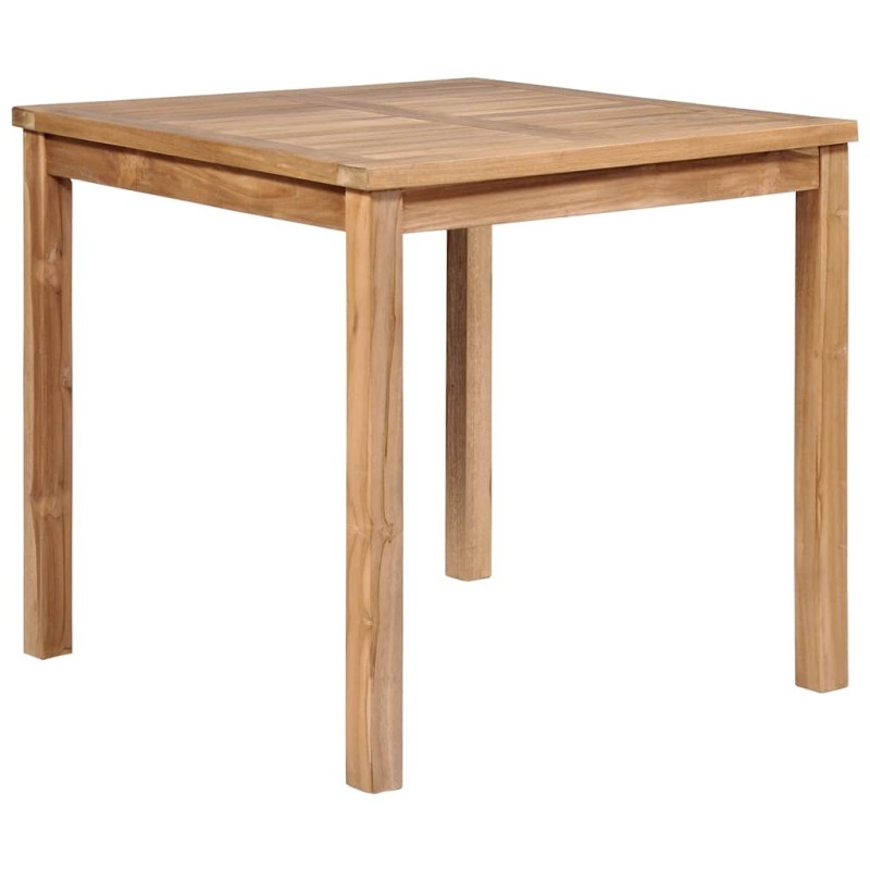 Table de jardin 80x80x77 cm Bois de teck solide 