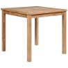 Table de jardin 80x80x77 cm Bois de teck solide 