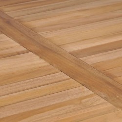 Table de jardin 80x80x77 cm Bois de teck solide 