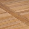 Table de jardin 80x80x77 cm Bois de teck solide 