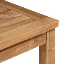 Table de jardin 80x80x77 cm Bois de teck solide 