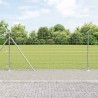 Clôture de champ en acier galvanisé, 1,2 x 25 m 